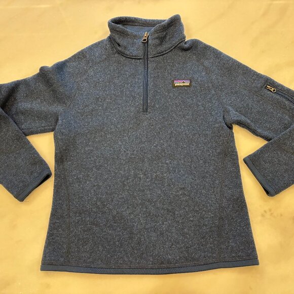 Patagonia Kids Better Sweater Quarter Zip Pullover (S) - Picture 1 of 2